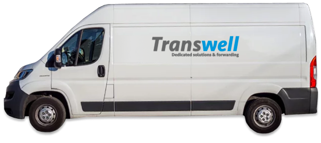 Większe auto dostawcze Transwell
